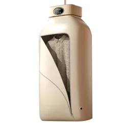 Torktumlare-Bärbar Elektrisk Torktumlare 600W med Torkpåse, för lägenheter, husbilar, resor (Gul)