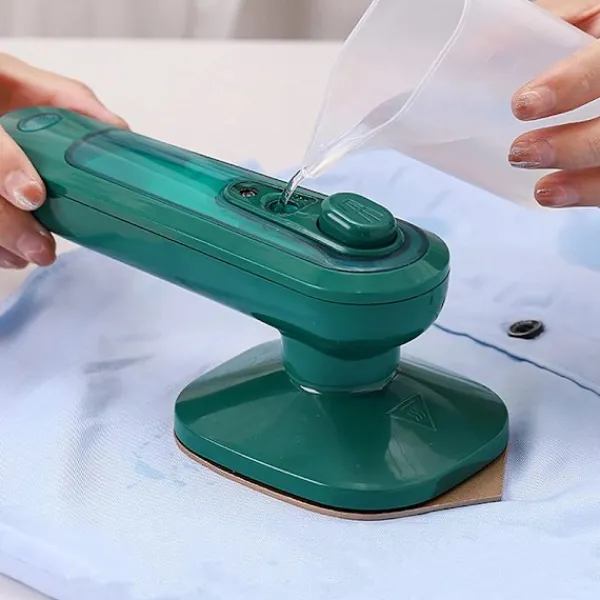 JIUSAIRUI Ångtvättar-Bärbar hem liten mini ångstrykjärn 8*10*17cm