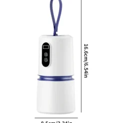 Torktumlare-Bärbar klädtork, kompakt elektrisk klädtork, multifunktionell mini-klädtork, lämplig för resor, husbilar och lägenheter.