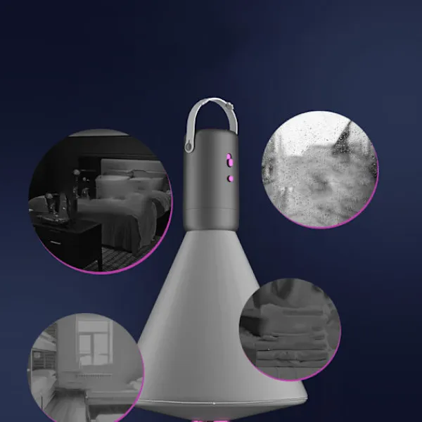 Torktumlare-Bärbar klädtork rese torktumlare UV-ljus 2 växlar EU-kontakt 220V för hem Sky Grey EU 220V