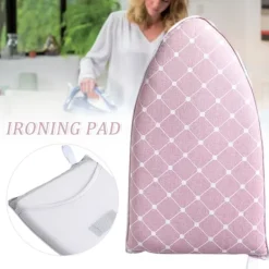 Strykjärn-Bärbar Mini Strykbräda med Ärmdyna, Litet Bordsstativ Stryktillbehör