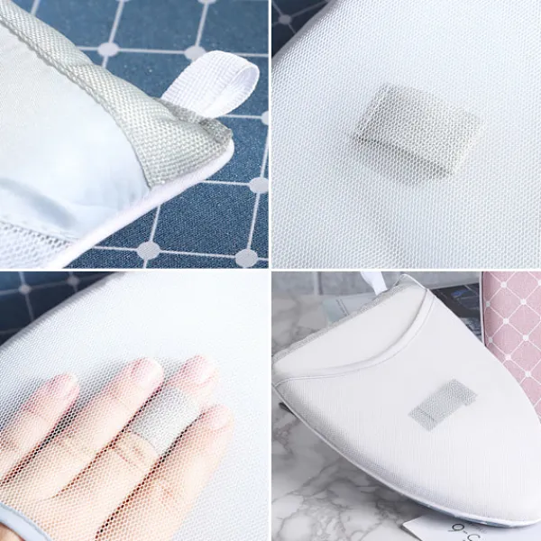 Strykjärn-Bärbar Mini Strykbräda med Ärmdyna, Litet Bordsstativ Stryktillbehör