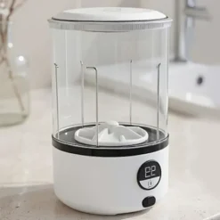 EASTVAPS Tvättmaskiner-Bärbar Mini Tvättmaskin för Underkläder och Strumpor med Digital Display