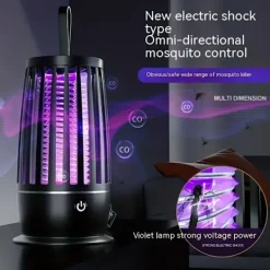 Skadedjur & Insekter-Bärbar Myggdödare Lampa USB Uppladdningsbar Elektrisk Fly Trap Zapper Insektsdödare