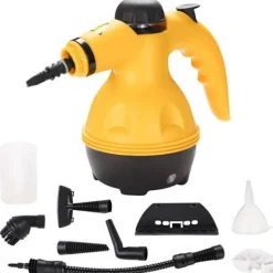 Generic Ångtvättar-Bärbar Ångrengörare - Hushållsapparater - 1000 W - 4 bar - 350 ml - Gul