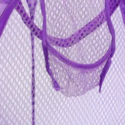 Cl Tvättillbehör-Bärbar Tvättkorg för Smutsig Tvätt, Vikbar Förvaringskorg för Hushåll, Lila