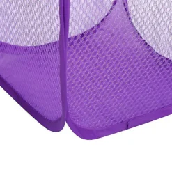 Cl Tvättillbehör-Bärbar Tvättkorg för Smutsig Tvätt, Vikbar Förvaringskorg för Hushåll, Lila