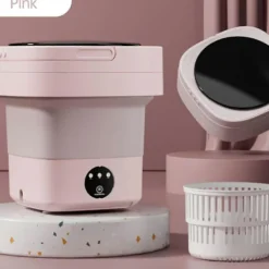 Tvättmaskiner-Bärbar Tvättmaskin Med Torkhink Hopfällbar Antibakteriell Tvätt