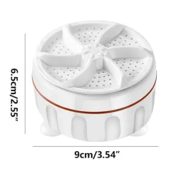 Tvättmaskiner-Bärbar tvättmaskin, Minitvättmaskin, Mini Diskmaskin Turbo med USB, Lämplig för Hem, Affärer, Resor, Studentboende, Husbil, Lägenhet