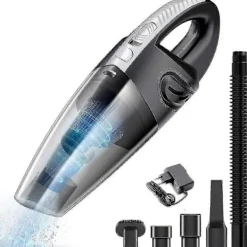 FMYSJ Dammsugare & Tillbehör-Bärbar 120w 2200mah Sladdlös Handdammsugare Med Våt- och Torrfunktion Tvättbart Hepa-filter Och 5 Uppladdningsbara Munstycken För Hem, Kontor (FMY)