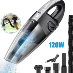 FMYSJ Dammsugare & Tillbehör-Bärbar 120w 2200mah Sladdlös Handdammsugare Med Våt- och Torrfunktion Tvättbart Hepa-filter Och 5 Uppladdningsbara Munstycken För Hem, Kontor (FMY)