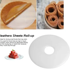 Torktumlare-Bricka Mat Dehydrator Torktumlare Läder Fruktrulleläder Lakan Roll Up