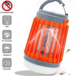 Skadedjur & Insekter-Bästsäljare 2 i 1 Bug Zapper Utomhus - Uppladdningsbar Vattentät Myggdödare