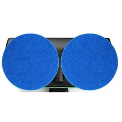 Städmaskiner-[CA] Elektrisk golvrengörare med roterande mopp, skrubber, polermaskin, golvrengöringsverktyg two blue