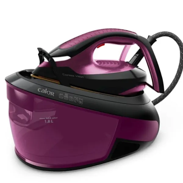 CALOR Strykjärn-Express Vision Central ångstation, 6.9 bar, ångflöde 130g/minut, tryckfunktion 480 g/min, Led Vision