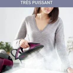 CALOR Strykjärn-Express Vision Central ångstation, 6.9 bar, ångflöde 130g/minut, tryckfunktion 480 g/min, Led Vision