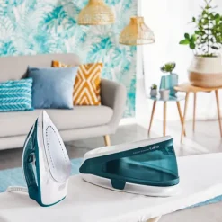 CALOR Strykjärn-Expresse Essential Ångstation, Upp till 280g/min, SV6110C0 BLANC OCH LINCHEN