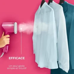 CALOR Ångtvättar-Pure POP Ångsteamer, Flöde 20 g/min, Behållare 70 ml, Klar på 15 sek, Autonomi 4 min,ånga och rena DT2023C0