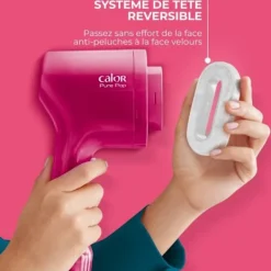 CALOR Ångtvättar-Pure POP Ångsteamer, Flöde 20 g/min, Behållare 70 ml, Klar på 15 sek, Autonomi 4 min,ånga och rena DT2023C0