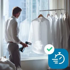 B2X Ångtvättar-Clothes Steamer 1500W – Handhållen Rynkborttagare för tyg