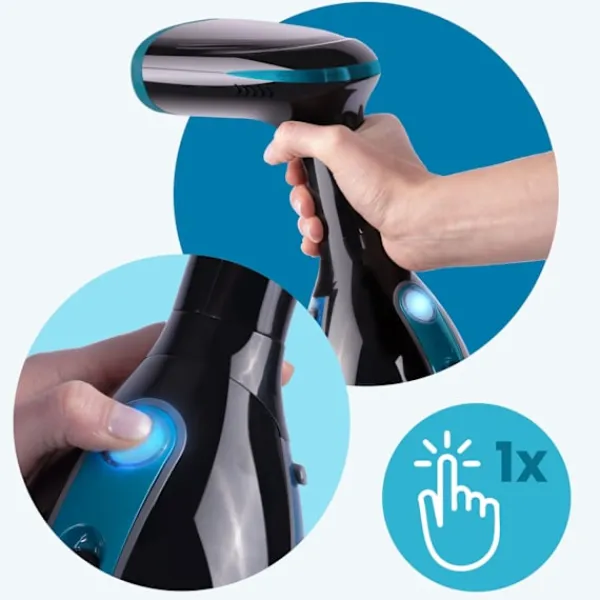 B2X Ångtvättar-Clothes Steamer 1500W – Handhållen Rynkborttagare för tyg