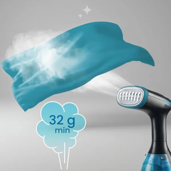 B2X Ångtvättar-Clothes Steamer 1500W – Handhållen Rynkborttagare för tyg