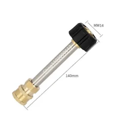 DMstore Högtryckstvättar-10cm Spjutstångsadapter för högtryckstvättpistol med 1/4 snabbkoppling för Karcher Lavor Bosch Nilfisk Interskol