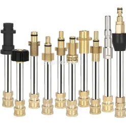 DMstore Högtryckstvättar-10cm Spjutstångsadapter för högtryckstvättpistol med 1/4 snabbkoppling för Karcher Lavor Bosch Nilfisk Interskol