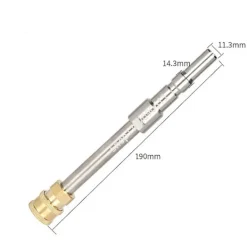 DMstore Högtryckstvättar-10cm Spjutstångsadapter för högtryckstvättpistol med 1/4 snabbkoppling för Karcher Lavor Bosch Nilfisk Interskol