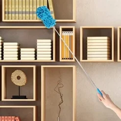 Svampar & Dukar-（75cm）6-pack Mikrofiberdammvippa med Teleskopiskt Skaft