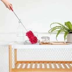 Svampar & Dukar-（75cm）6-pack Mikrofiberdammvippa med Teleskopiskt Skaft