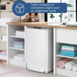 COSTWAY Tvättmaskiner-Tvättmaskin Automatisk 10 Program Kapacitet Tvätt 4,5 kg LED-display Tvättmaskin Vatten- och Energibesparing