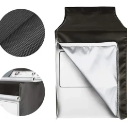 ATELA Torktumlare-Cover, cover, cover, slitstarkt tjockt tyg, design med 2 dragkedjor, lätt att använda. Passar de flesta topp- eller frontlastskrubber Dr