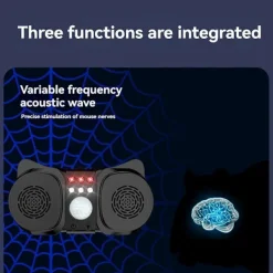 Skadedjur & Insekter-D213 Induktionsmusfälla Blinkande Musfälla Insektfälla Hög Effekt Bärbar Musfälla
