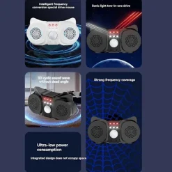 Skadedjur & Insekter-D213 Induktionsmusfälla Blinkande Musfälla Insektfälla Hög Effekt Bärbar Musfälla