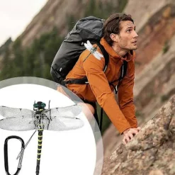 Selected deals Skadedjur & Insekter-3D Trollslända Insektsavvisande Klämmor - Realistiska Trollsländehattar & Ryggsäckstillbehör för Effektivt Insektsskydd