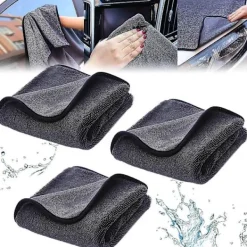 DAO Svampar & Dukar-DB 3 st Glänsande Bad Xxl Torkhandduk, Glänsande Torkdukar Bad Torkhandduk -Q192 40 x 40cm