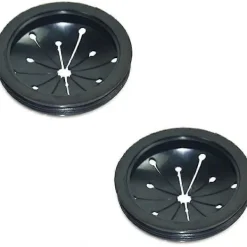 DAO Soptunnor-DB Set med 2 Stänkskydd Avfallskvarnar Disipator av Tillbehör för Svart Avfall