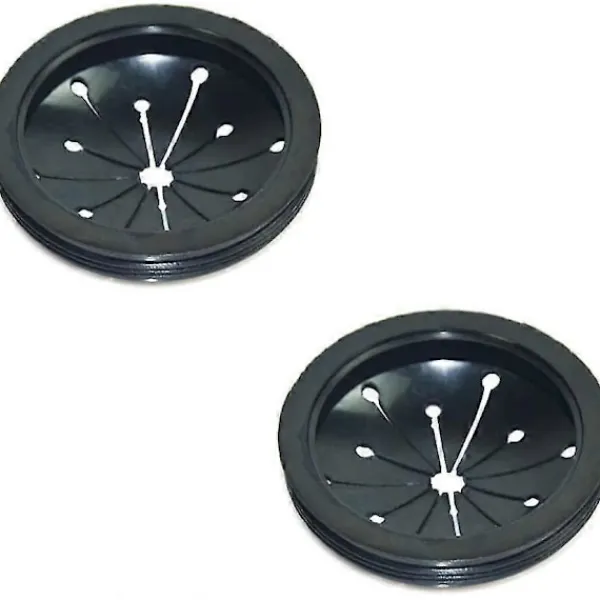 DAO Soptunnor-DB Set med 2 Stänkskydd Avfallskvarnar Disipator av Tillbehör för Svart Avfall