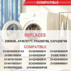 Torktumlare-DC61-02595A Torktumlare Luddfilter Ersättning för Torktumlare Ersätter AP4578777 PS4206799 EAP4206799 DV42H5200EW/A3