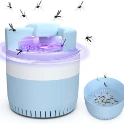 Skadedjur & Insekter-Döda myggor, elektrisk myggdödande lampa, elektrisk myggdödare med UV-lampa, USB-myggfälla, 180° insektsdödande ljus för inomhus- och utomhusbruk