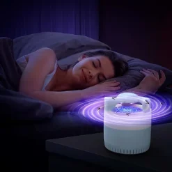 Skadedjur & Insekter-Döda myggor, elektrisk myggdödande lampa, elektrisk myggdödare med UV-lampa, USB-myggfälla, 180° insektsdödande ljus för inomhus- och utomhusbruk