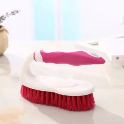 Fönsterrengöring-6-delad djuprengöringsborste set, rengöringsborste, skrubbborste hörnborste skrubbdyna med skrapa huvud slipande dyna för badrum, golv, T