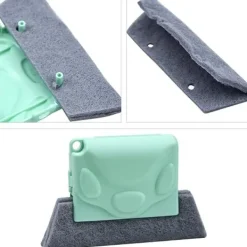 Fönsterrengöring-3-delad fönsterklyvborste, fönsterrengöringsborste