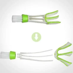 Fönsterrengöring-5-delars set med persienndammvippor för rengöring av luftkonditioneringsfönster