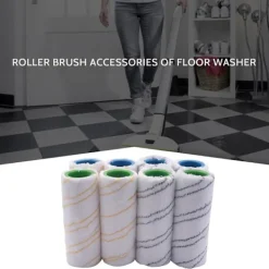 unbranded Städmoppar-4-delars set med rullar för Kärcher FC7 FC5 FC3 FC3D elektrisk golvrengörare 2.055-007.0 / 2.055-006.0