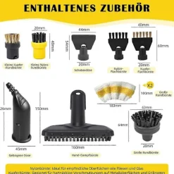 unbranded Dammsugare & Tillbehör-10-delars tillbehörsset för Kärcher ångtvättar SC1, SC2, SC3, SC4 As Shown