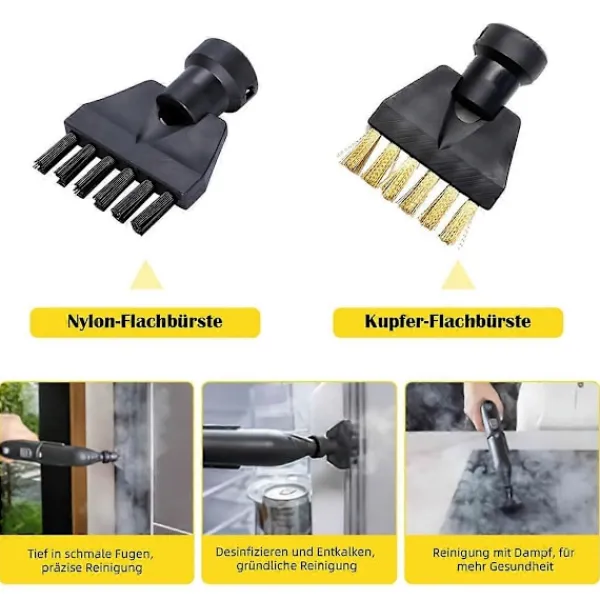 unbranded Dammsugare & Tillbehör-10-delars tillbehörsset för Kärcher ångtvättar SC1, SC2, SC3, SC4 As Shown