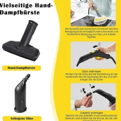 unbranded Dammsugare & Tillbehör-10-delars tillbehörsset för Kärcher ångtvättar SC1, SC2, SC3, SC4 As Shown
