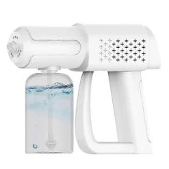 Skadedjur & Insekter-Desinficerande dimmaskin, 350 ml trådlös nano-spruta handhållen blått ljus dimmare för beröringsfri desinficering-JC